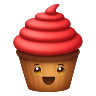 Red cup cake sticker