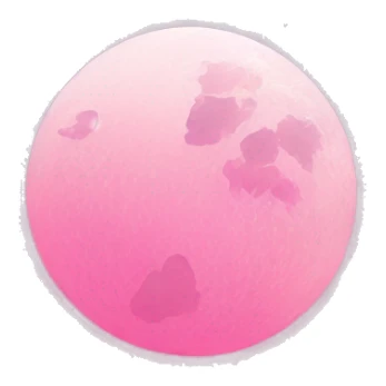 Pink sky moon star sticker
