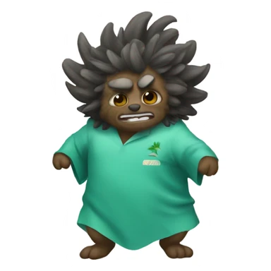 Rata surfeando sticker