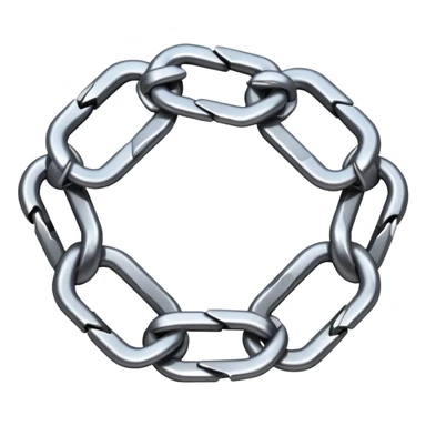 broken chain link sticker