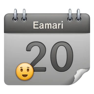 grey date calendar with number 29 sticker