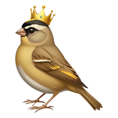 Golden Crowned Sparrow sticker