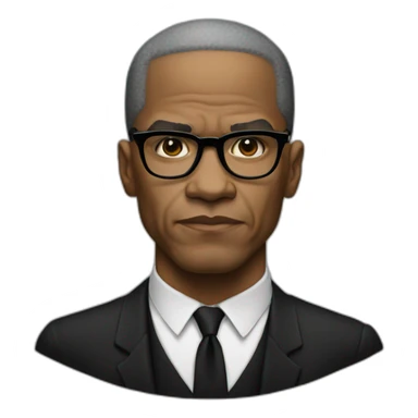 Malcolm X sticker