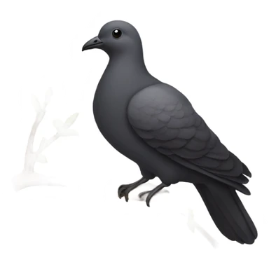 Black doves sticker
