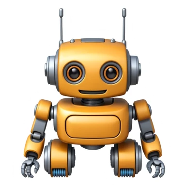 Robot cozmo smiling sticker