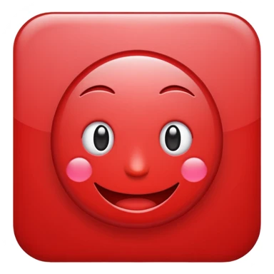 Make a card emoji on which there is reverse sign in red colour  sticker
