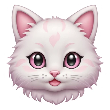 1
Kucing
Cute chibi kitten emoji, big sparkly eyes, tiny pink nose, pastel colors, simple thick outline, smiling, clean flat shading, transparent background, no text
 sticker