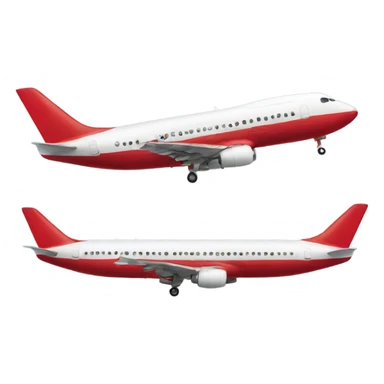 Plane wearing red hat  sticker