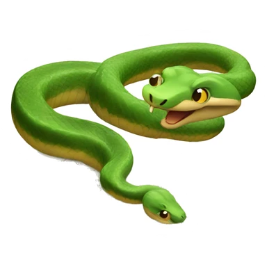 Snake reading a book sticker