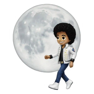 Moon walk michael jackson sticker