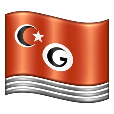 Flag of Georgia but with gravity sticker