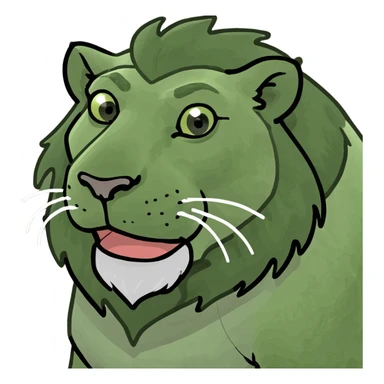 Lion sticker