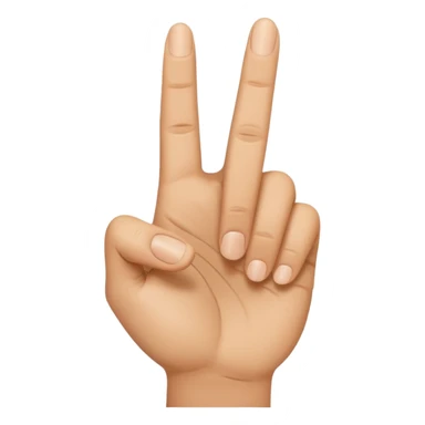 hand with index finger raised sticker