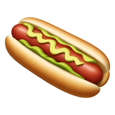 Hotdog with tomatoes avocado mayonaise sticker