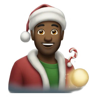 Christmas night  sticker