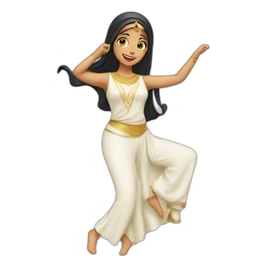 danse arabe femme sticker