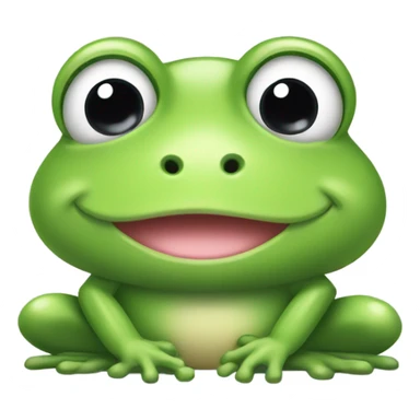 frog blushing  sticker