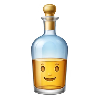 Luna liquor bottle  sticker