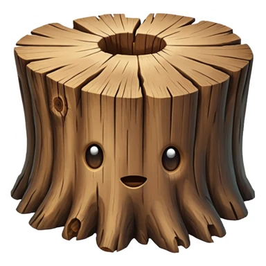 tree stump sticker