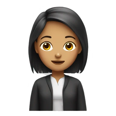 Translator girl sticker