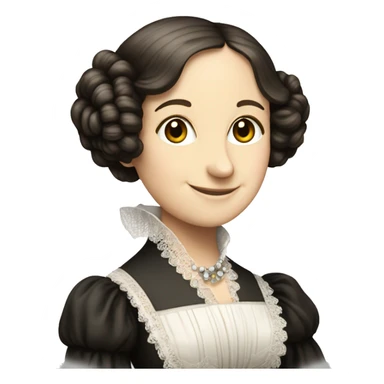historical figure Ada Lovelace thumbs up sticker