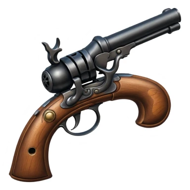 flintlock pistol sticker