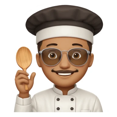 Chef with sunglasses sticker