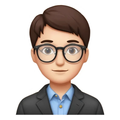 Brick wall with glasses sticker