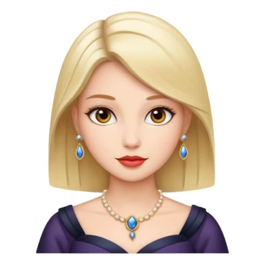 women dressed in elegant attire sticker