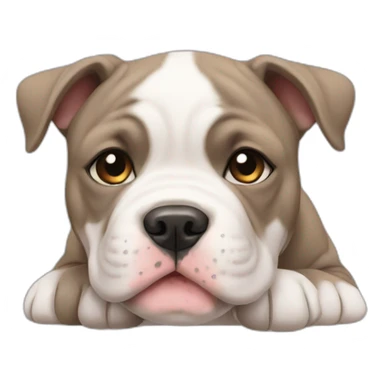 american bully puppy sticker
