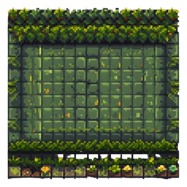 grass tile texture with border padding, top-down view, game tileset, perfectly square sticker