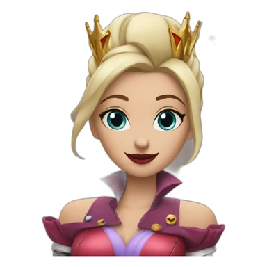 Harley queen sticker