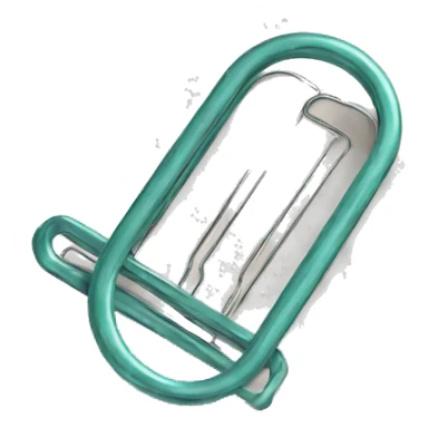 paper clips sticker