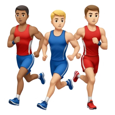 running relay  sticker