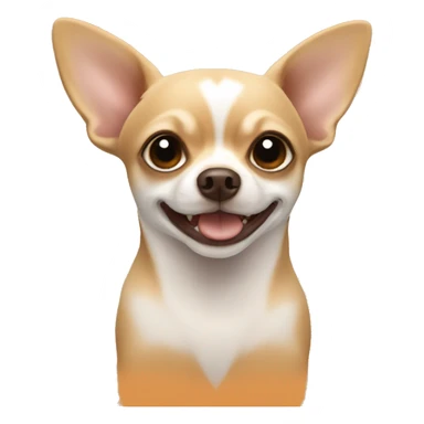 Two Chihuahuas: orange and beige sticker