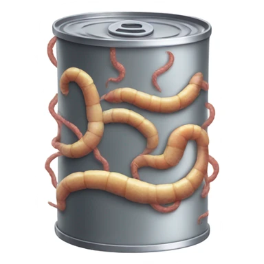 Can of worms sticker
