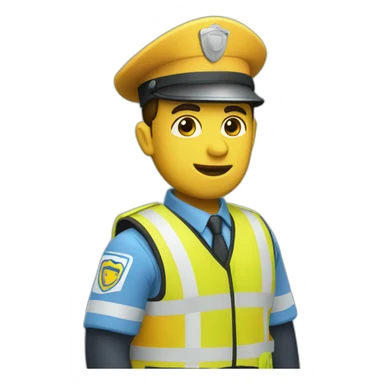 traffic warden sticker