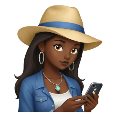 darkskin girl making bets on fanduel sticker