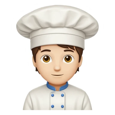 just the cooking hat sticker