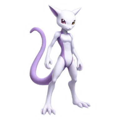 Anthro Mewtwo-Pokémon full body sticker
