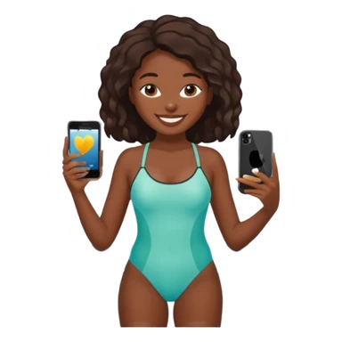 iphone 17 + a caribbean girl sticker