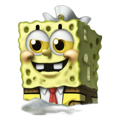 SpongeBob Titanic  sticker