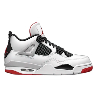 A pair of Jordan 4s worth one hundred million dollars  sticker