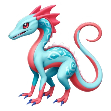 Meloetta-Salamence-Salazzle-Pokémon-Fakémon-fusion-hybrid-creature sticker
