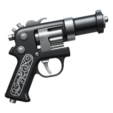 Tattoo gun sticker