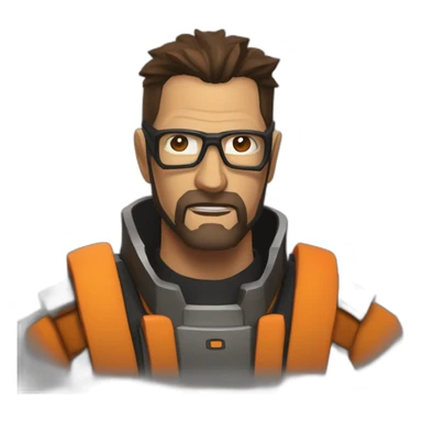 Ussop as gordon freeman sticker