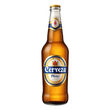 cerveza pilsener botella sticker
