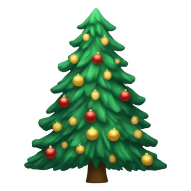 aesthetic christmas tree sticker