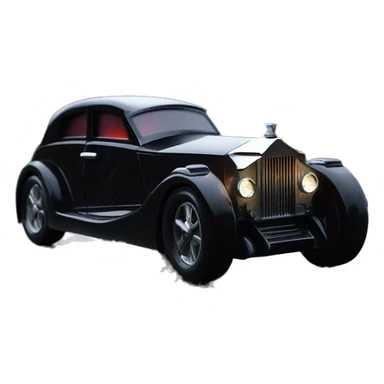    Hot wheels Darth Vader themed 1934 Rolls Royce scary Halloween monster rc car on  dark raining road  sticker