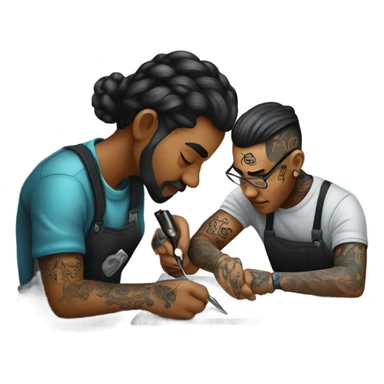 Tattooing somebody  sticker